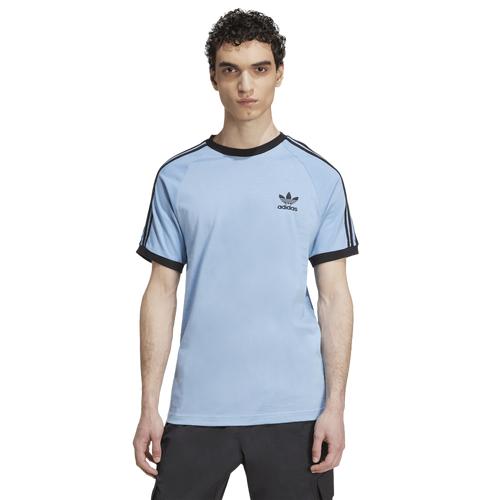 adidas Adicolor Classics 3-Stripes Tee Ash Blue XL Mens Product Image