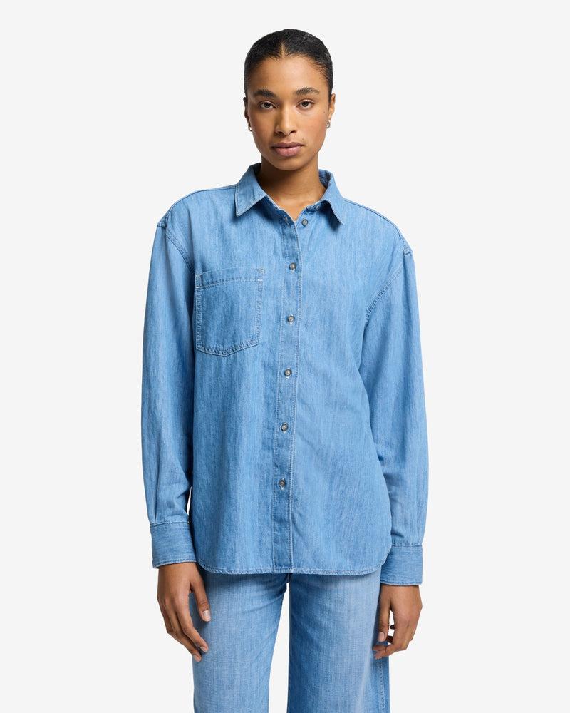 Indigo Linen Easy Shirt Product Image