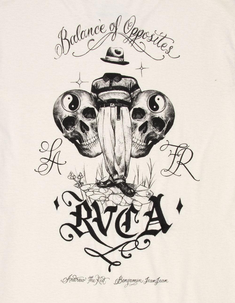 RVCA Invisible Man Mens Pocket Tee - OFF WHITE Product Image