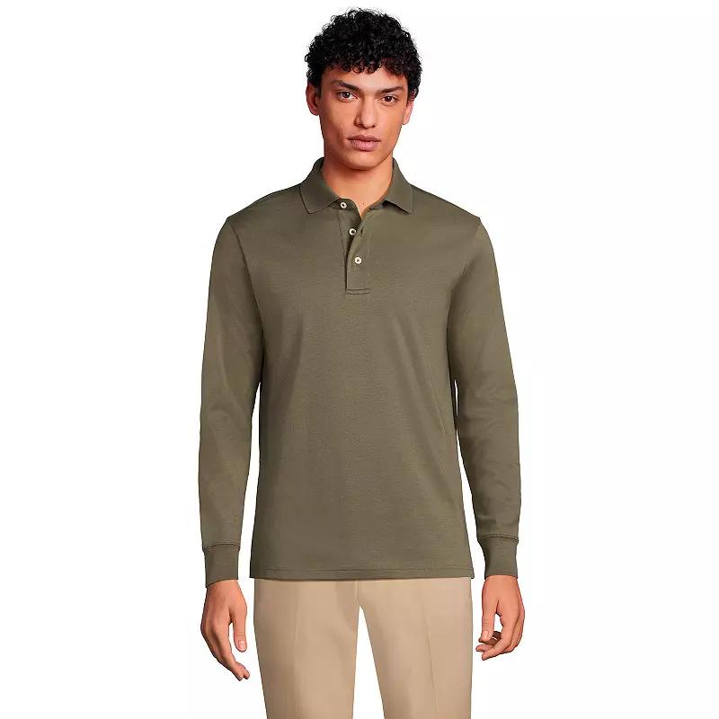 Men's Lands' End Soft Supima Polo,  Product Image