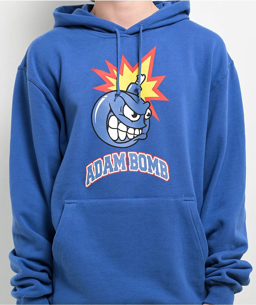 Adam Bomb Mean Bomb Blue Hoodie Product Image