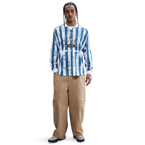 Nike Mens Nike Air LS Victory Jersey - Mens Psychic Blue/White Product Image