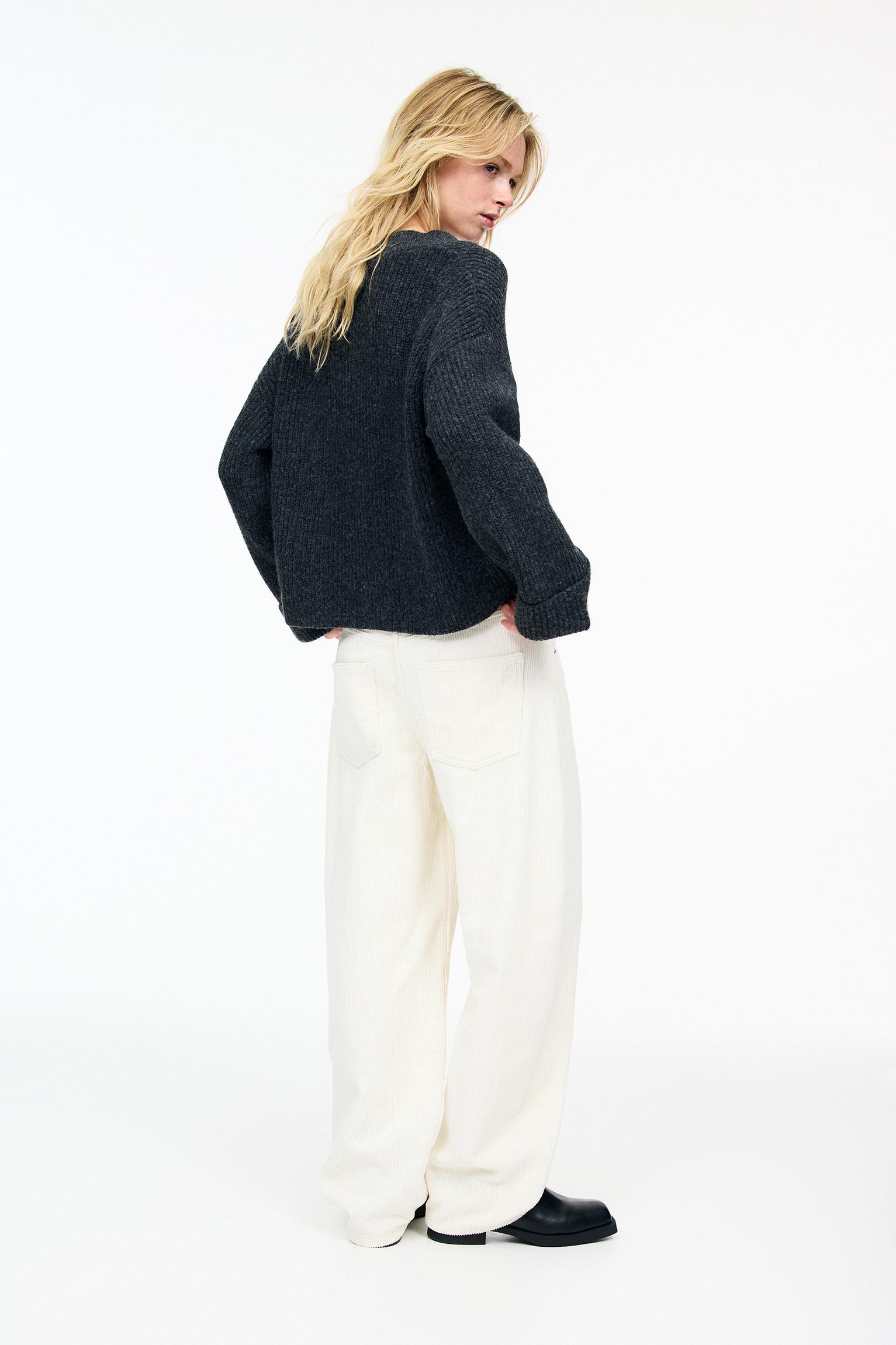 Purl knit sweater Product Image