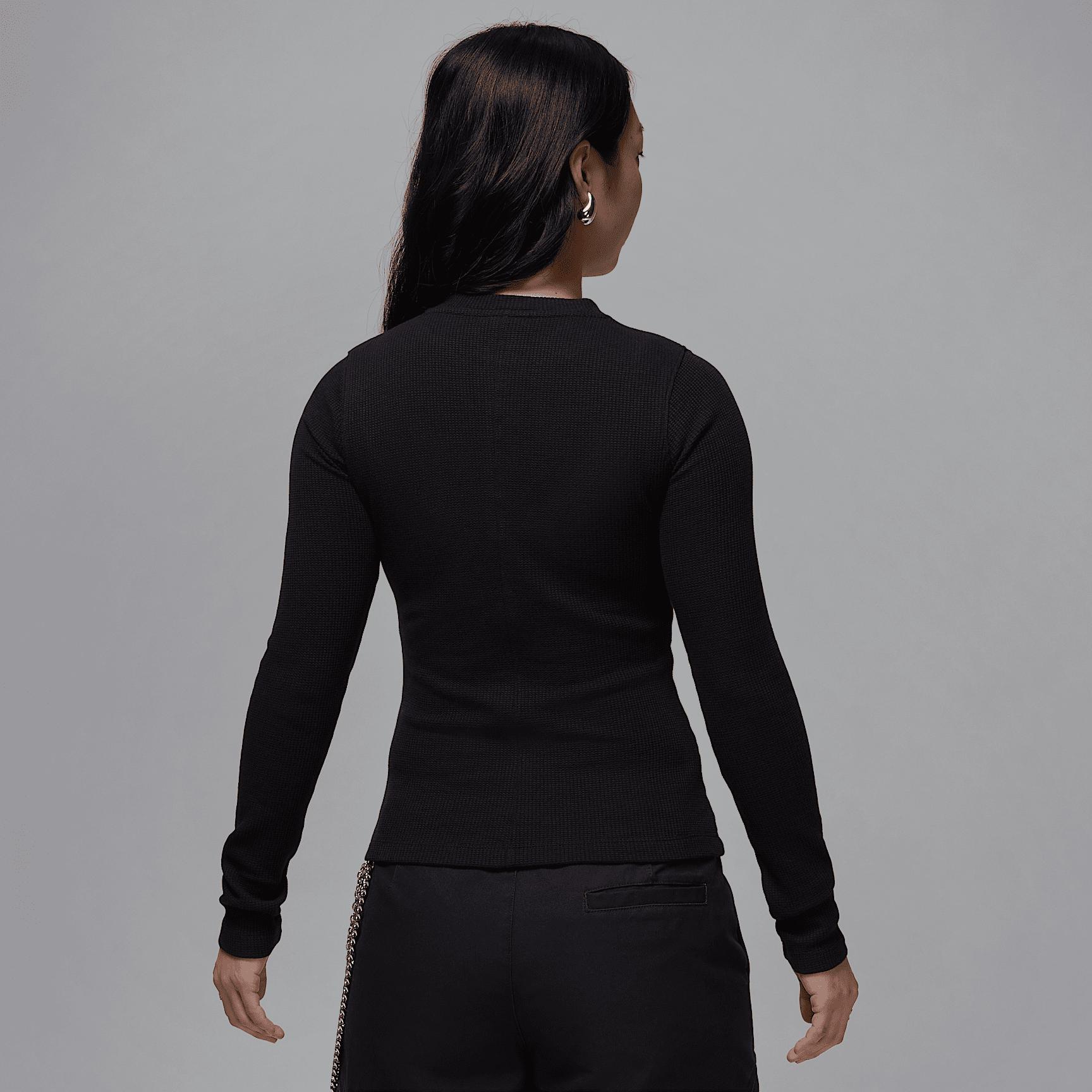Womens Jordan Long-Sleeve 1/2-Zip Knit Top | HF9468-010 Product Image