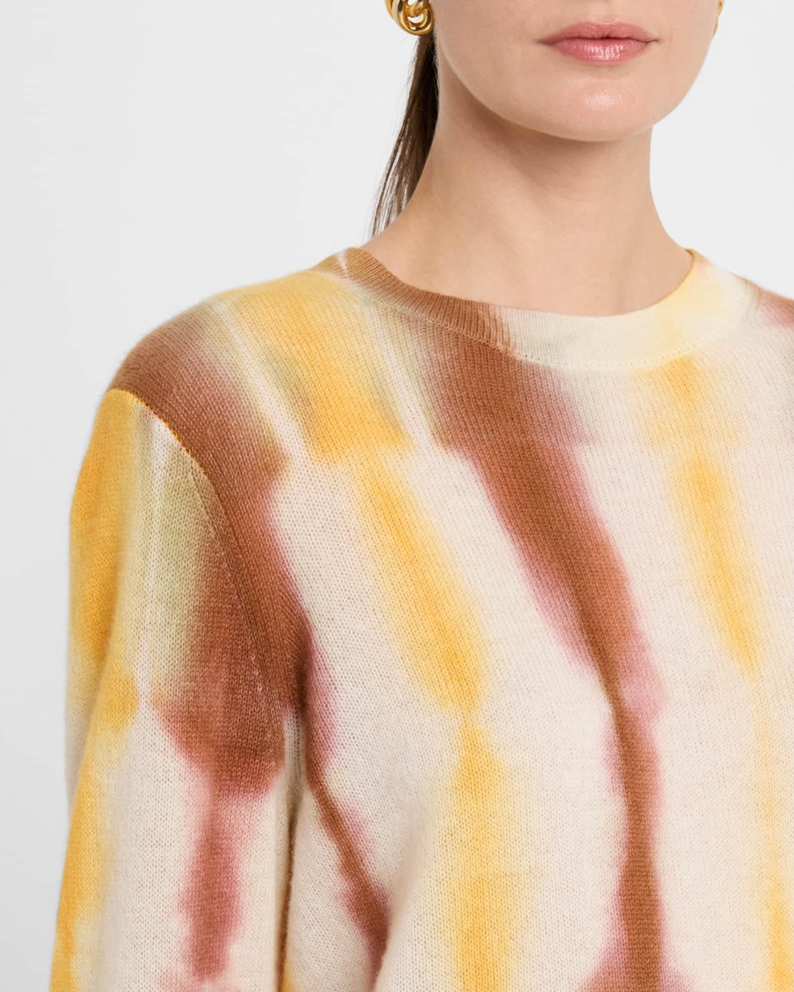 Tie-Dye Crewneck Cashmere Sweater Product Image