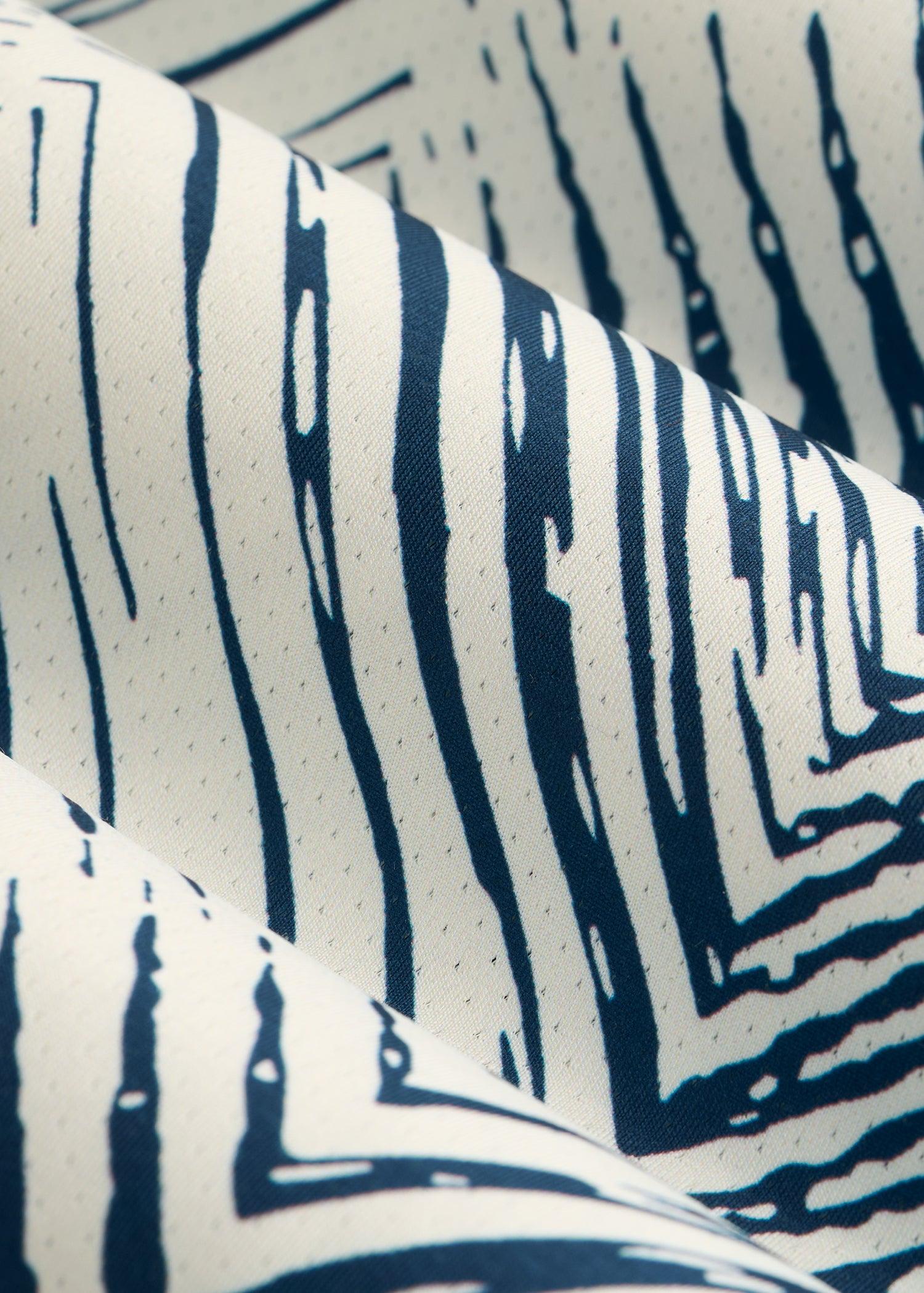 Golf Performance Polo Shirt for Tall Men in Navy Chevron Male Product Image