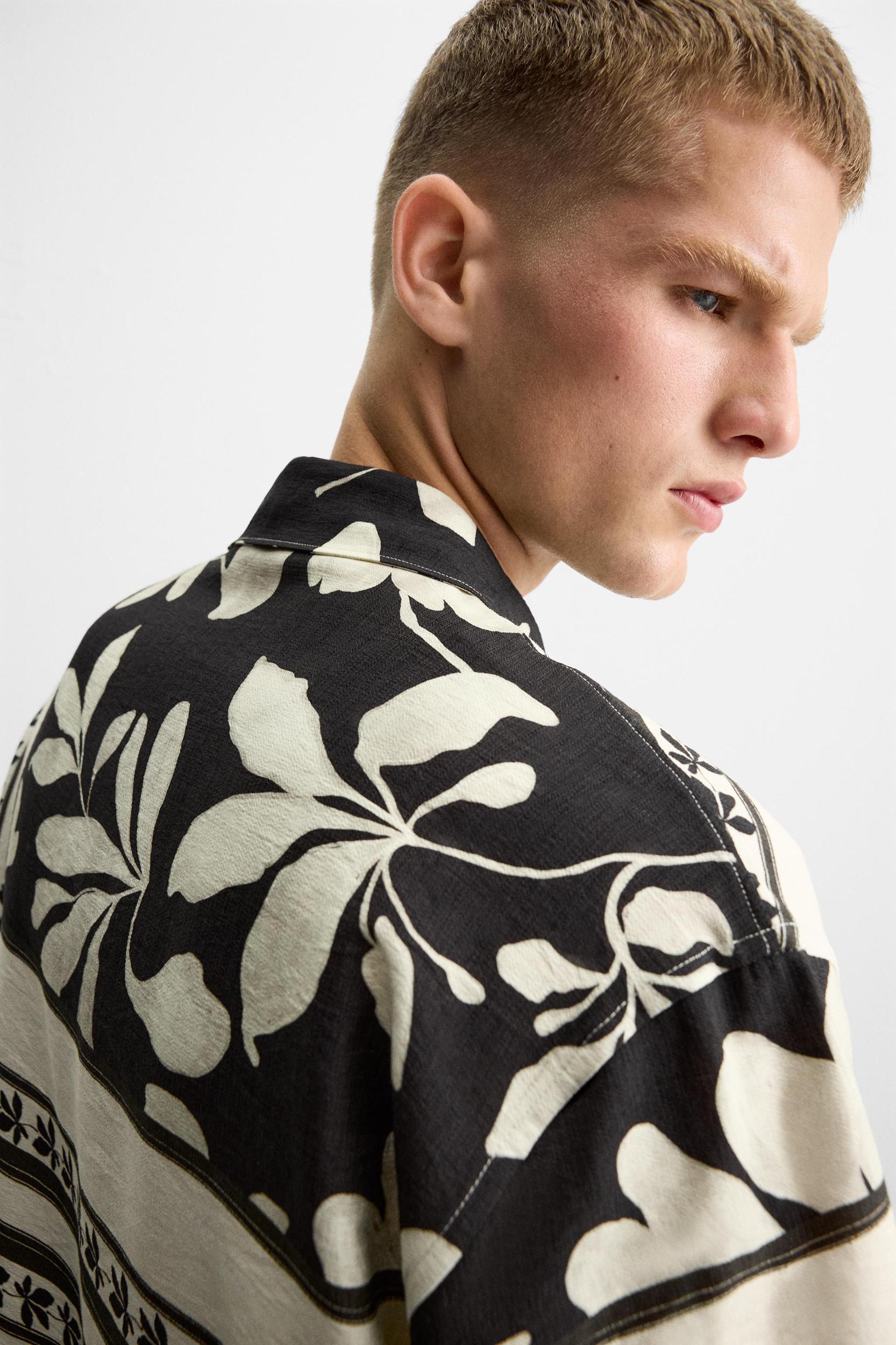 COMBINATION PRINT SHIRT Product Image