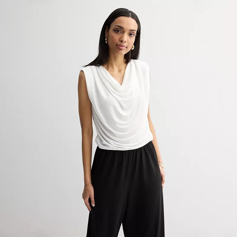 Womens INTEMPO Cowl Neck Muscle Tank Top Product Image