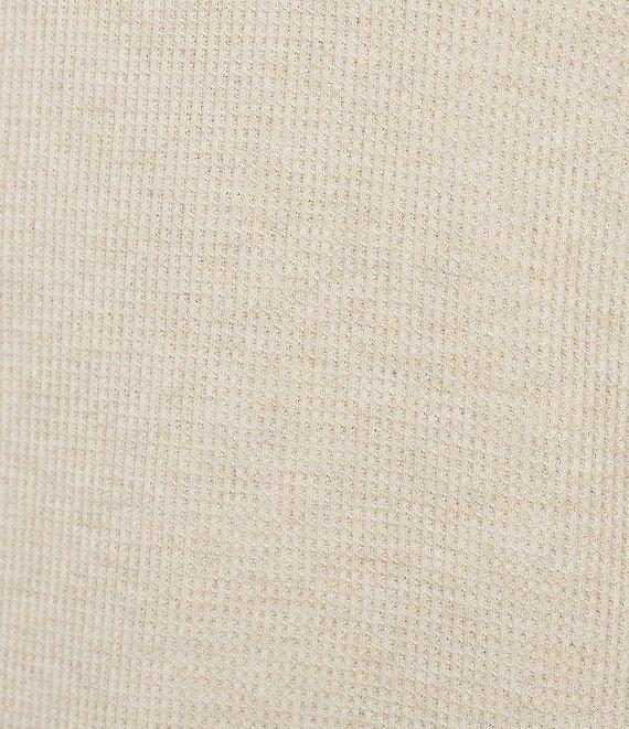 A Loves A Waffle Knit Crew Neck Dropped Long Sleeve Coordinating Pullover Product Image