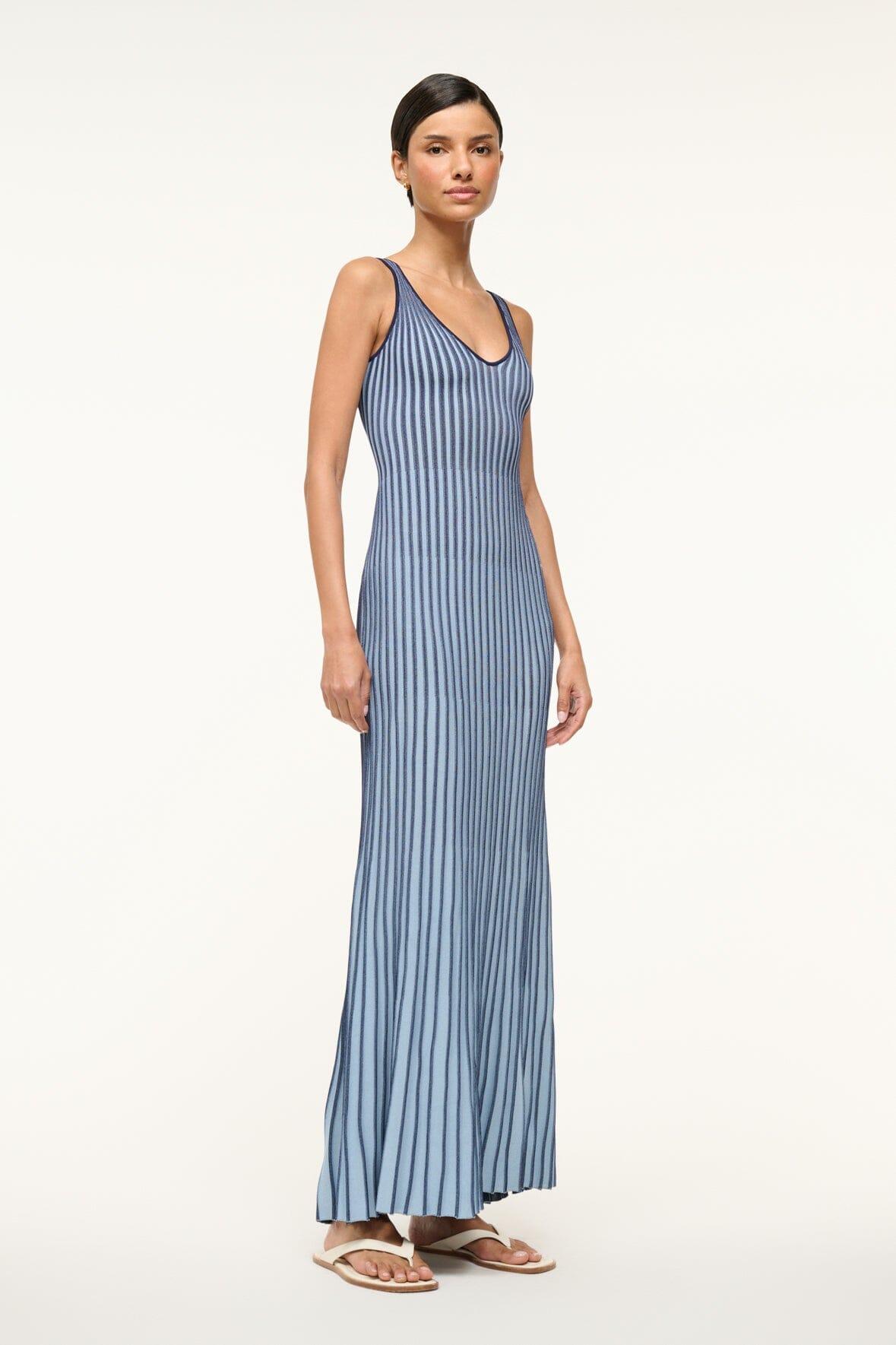 CLARETTA DRESS | NAVY CLEAR BLUE Product Image