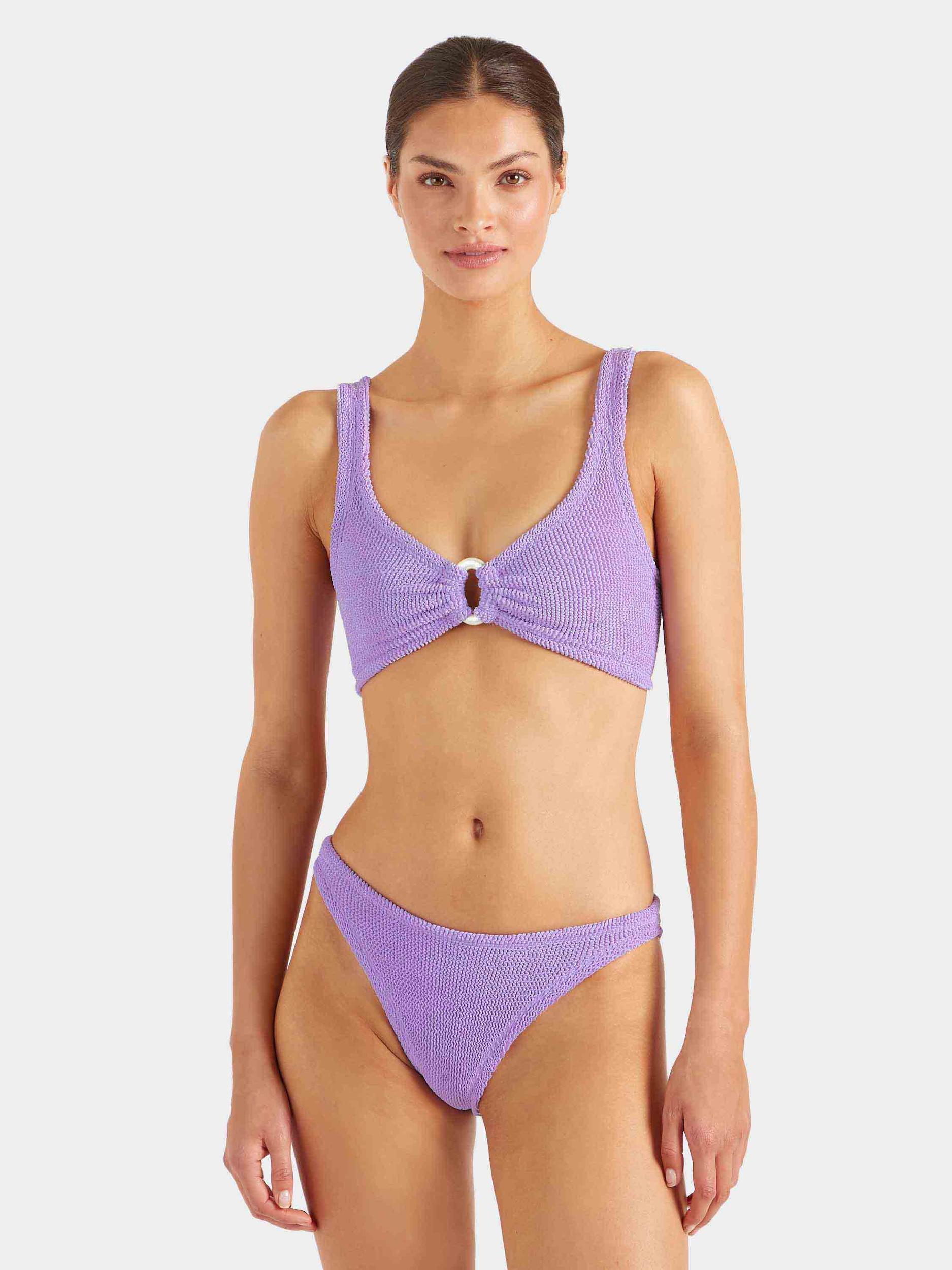 Julia Bikini With Pearly Hoop - Lilac Product Image
