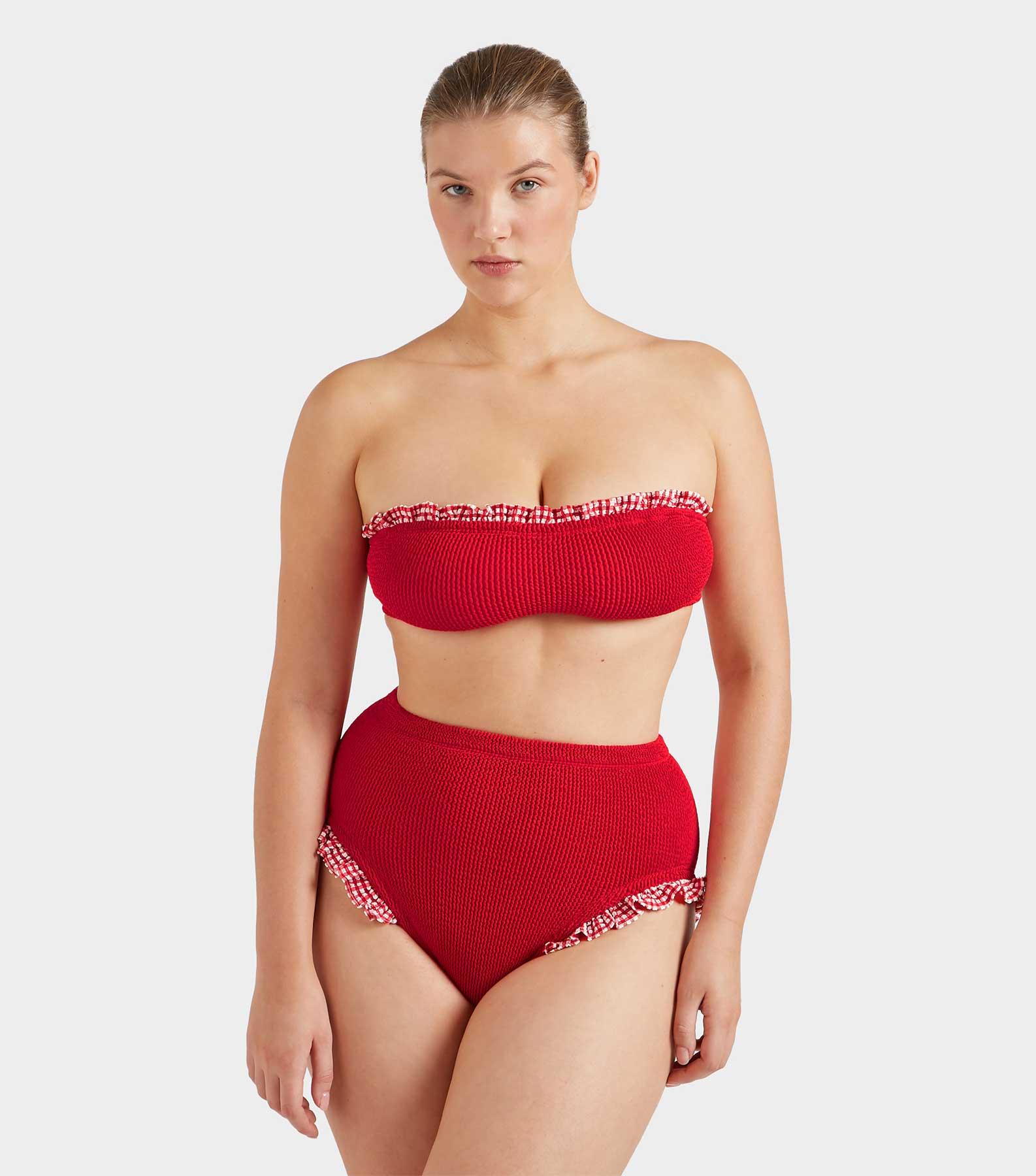 Peggy Bikini - Red Gingham Product Image