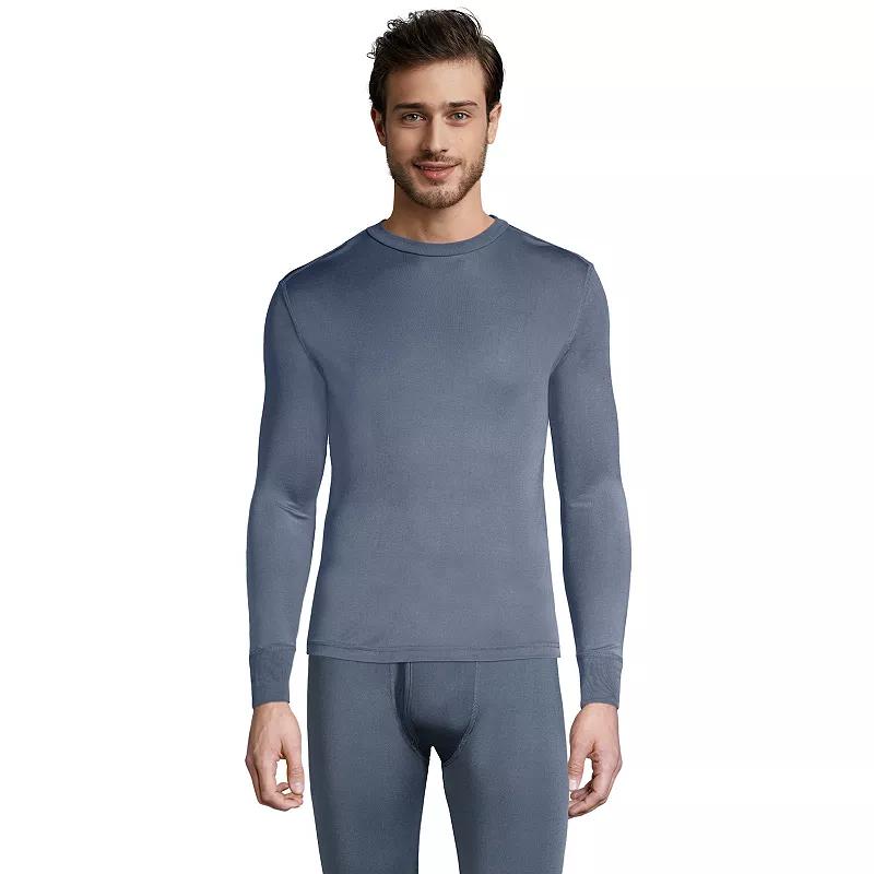 Men's Lands' End Silk Long Underwear Top,  Product Image
