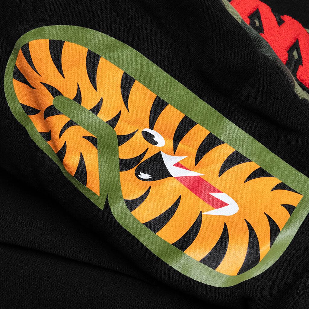 1st Camo Swarovski Shark Full Zip Hoodie - Black Male Product Image