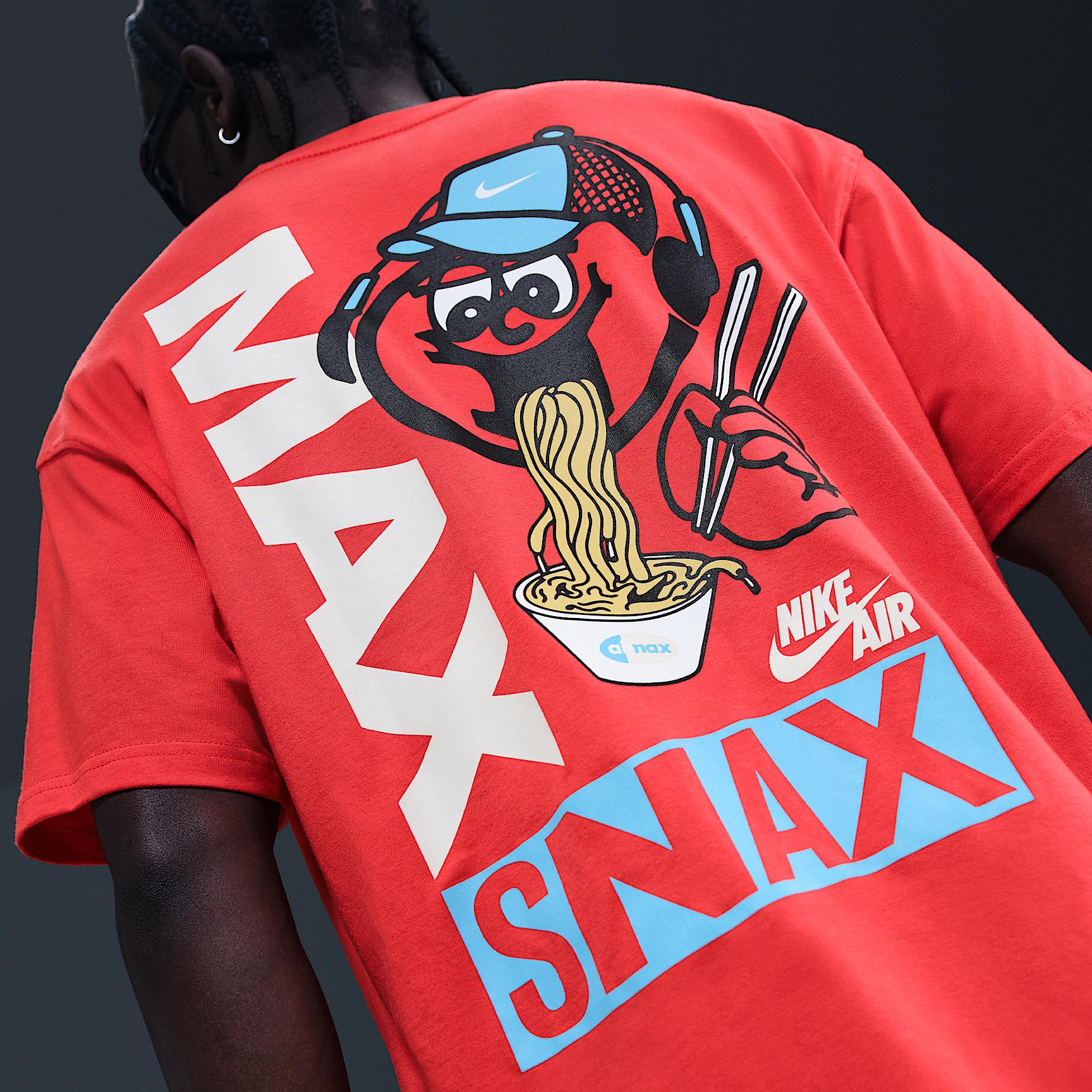 Mens Nike Sportswear Sole Food Max Snax T-Shirt Product Image