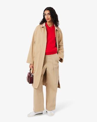 Moss Stitch Cotton Sweater Product Image