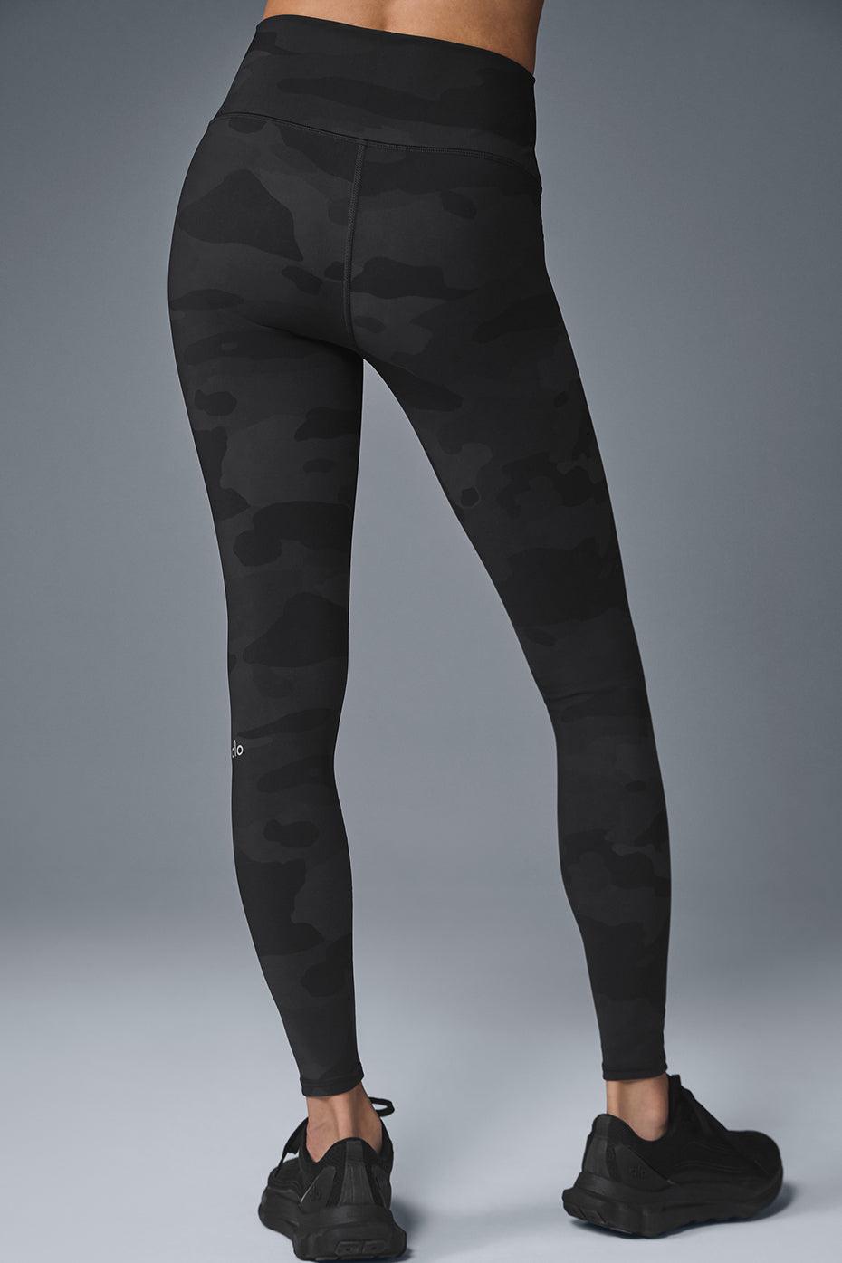 High-Waist Camo Vapor Legging - Black Camouflage Product Image