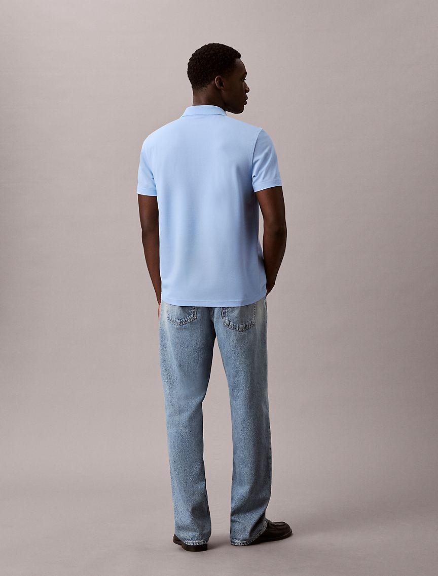 Tech Pique Zip Polo Shirt Product Image