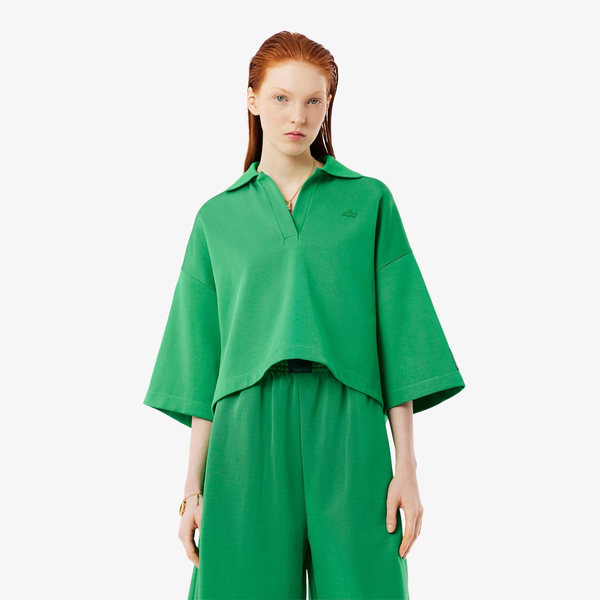 Runway Boxy Polo Collar Sweatshirt Product Image