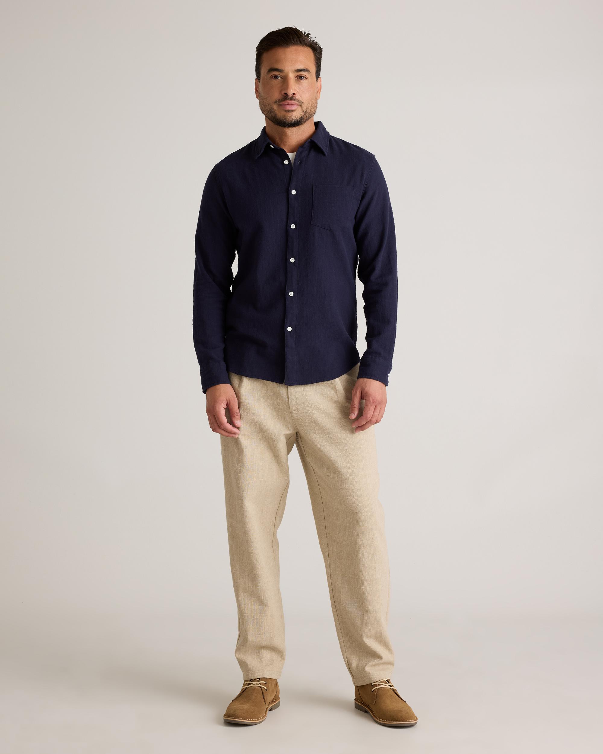 Quince | Men's Stretch Selvage Shirt Organic Cotton Product Image