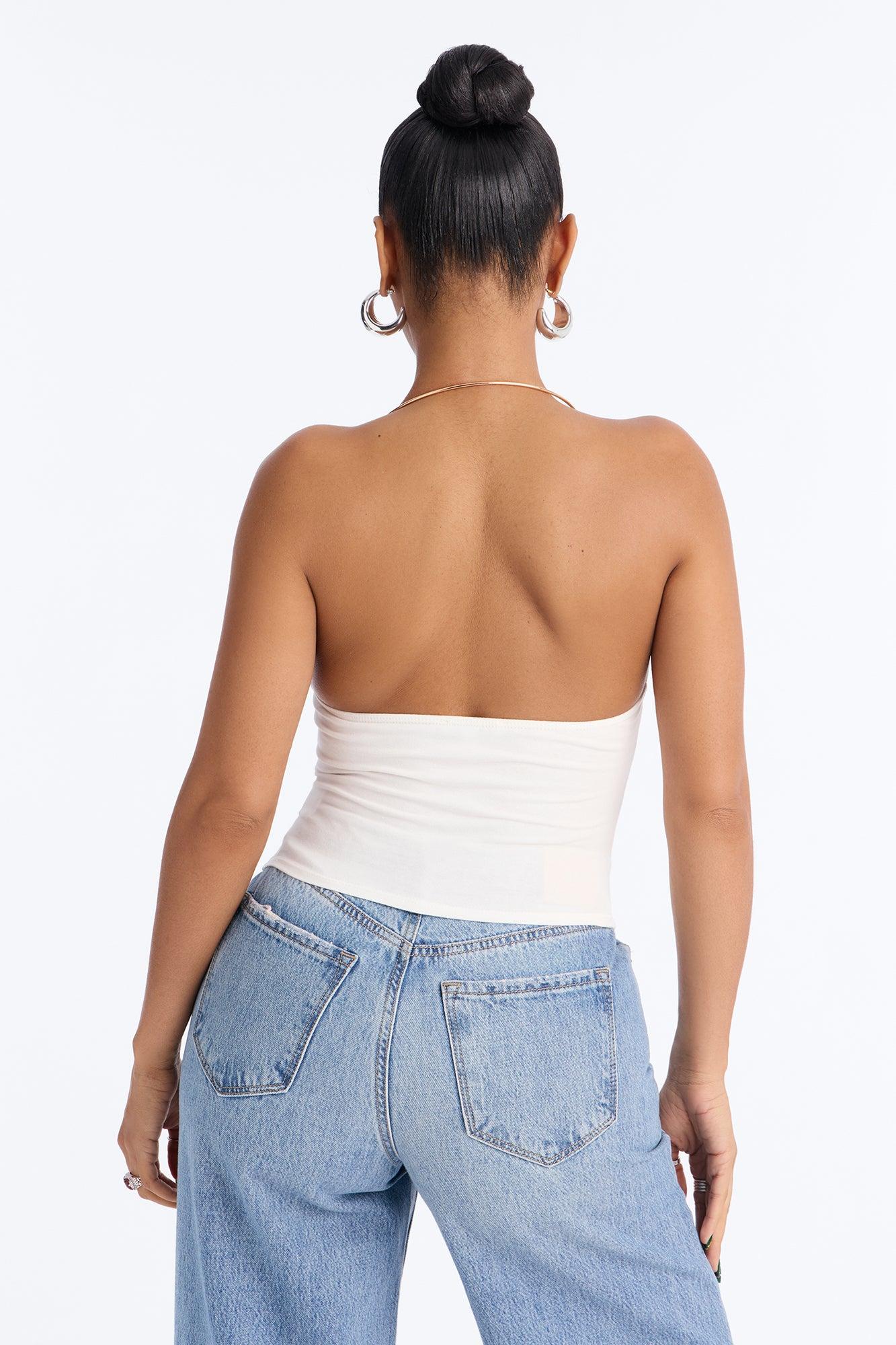 Varsity 86 Halter Top - White Female Product Image