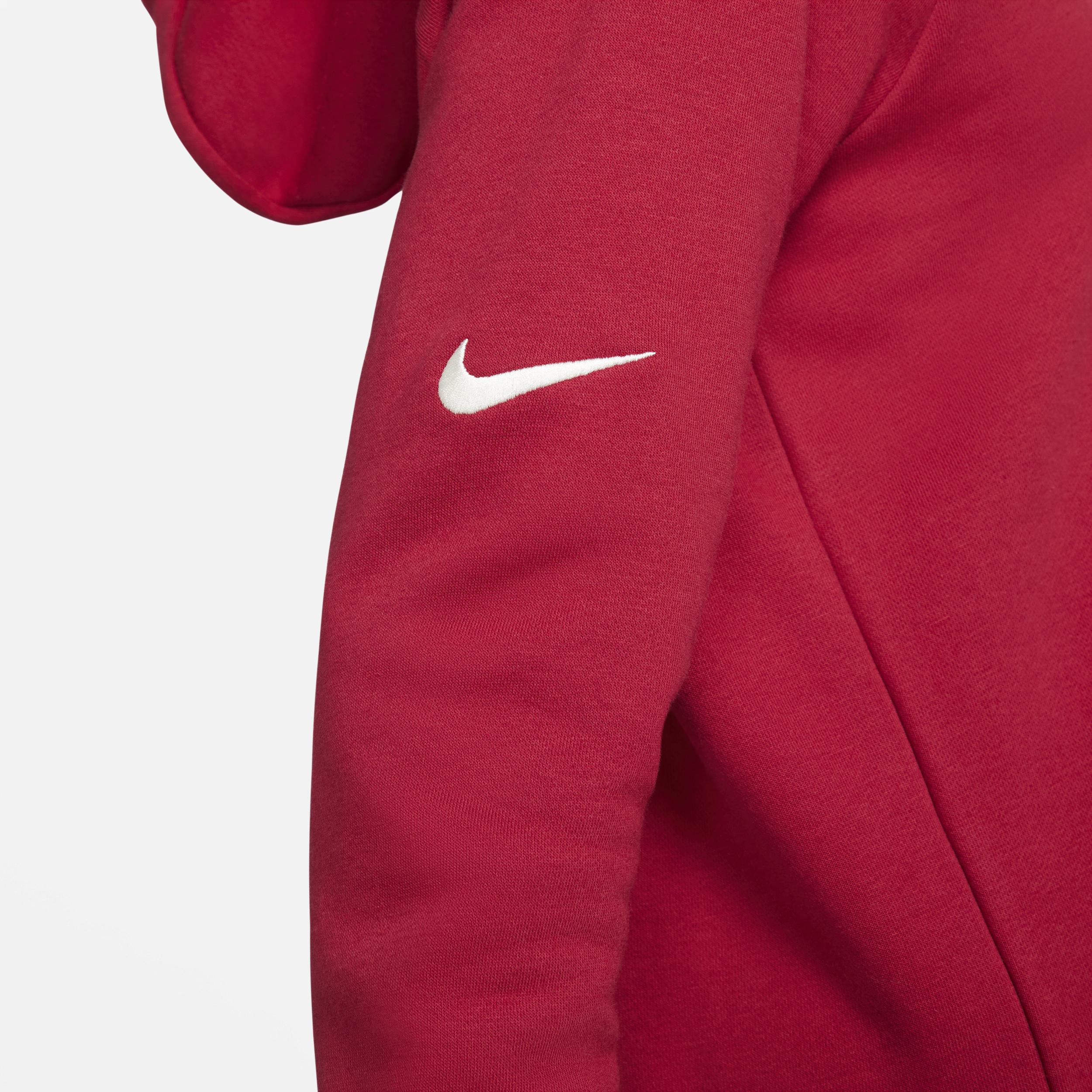FC Barcelona Essential Nike Women's Fleece Pullover Hoodie Product Image