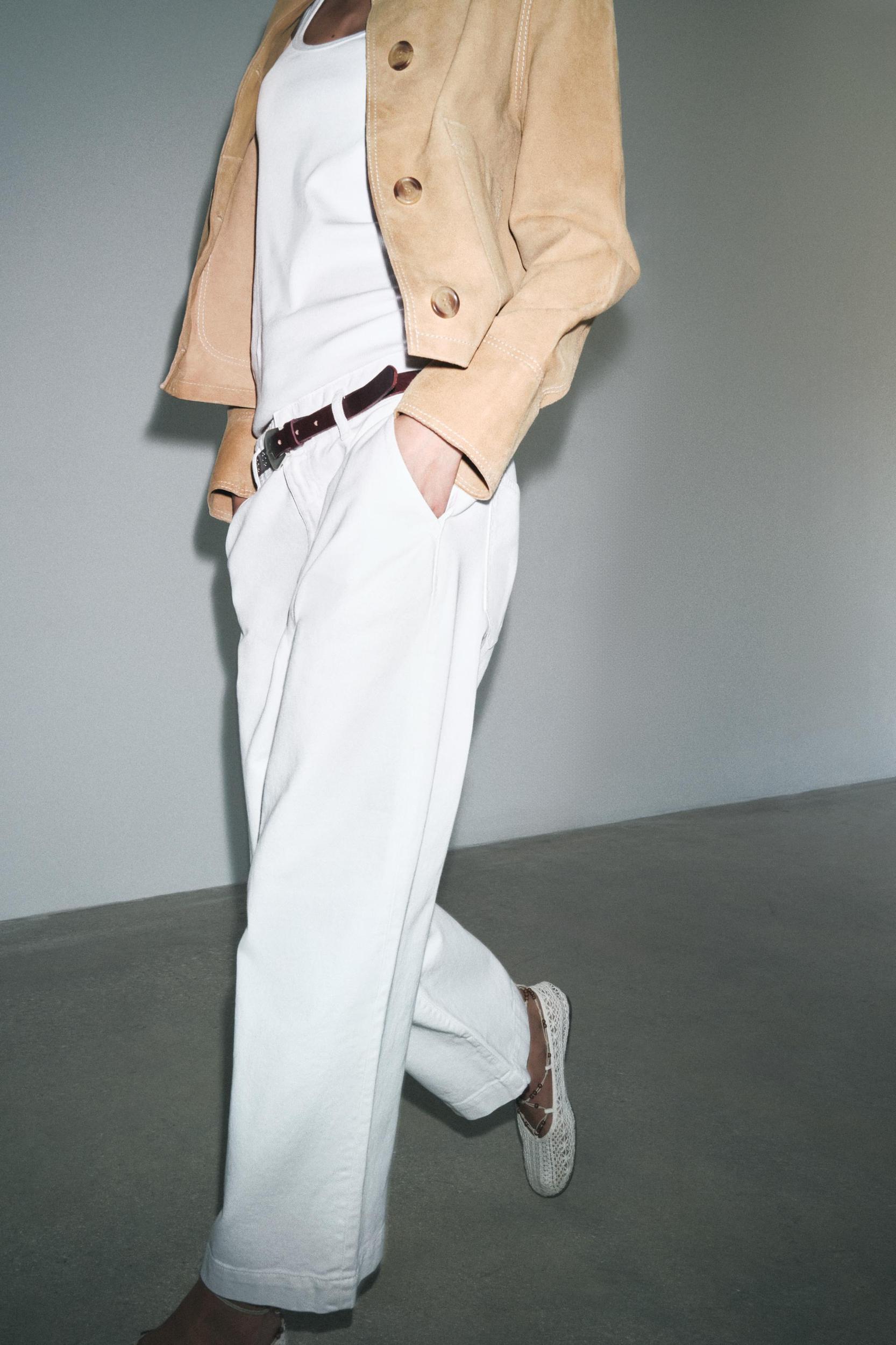 ZW COLLECTION CROPPED CHINO PANTS Product Image