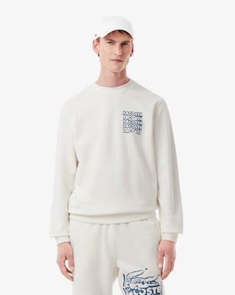 Men's Graphic Print Fleece Sweatshirt Product Image