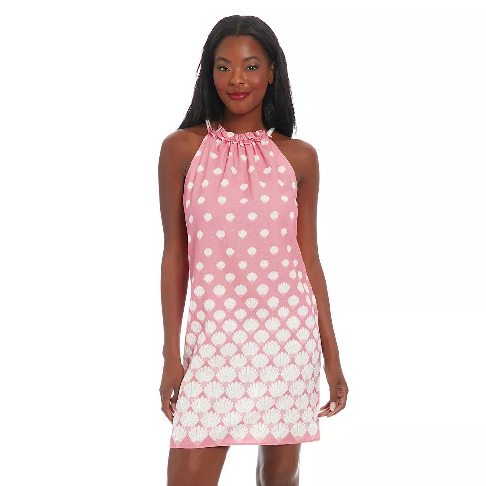 Womens London Times A-Line Halter Dress Product Image