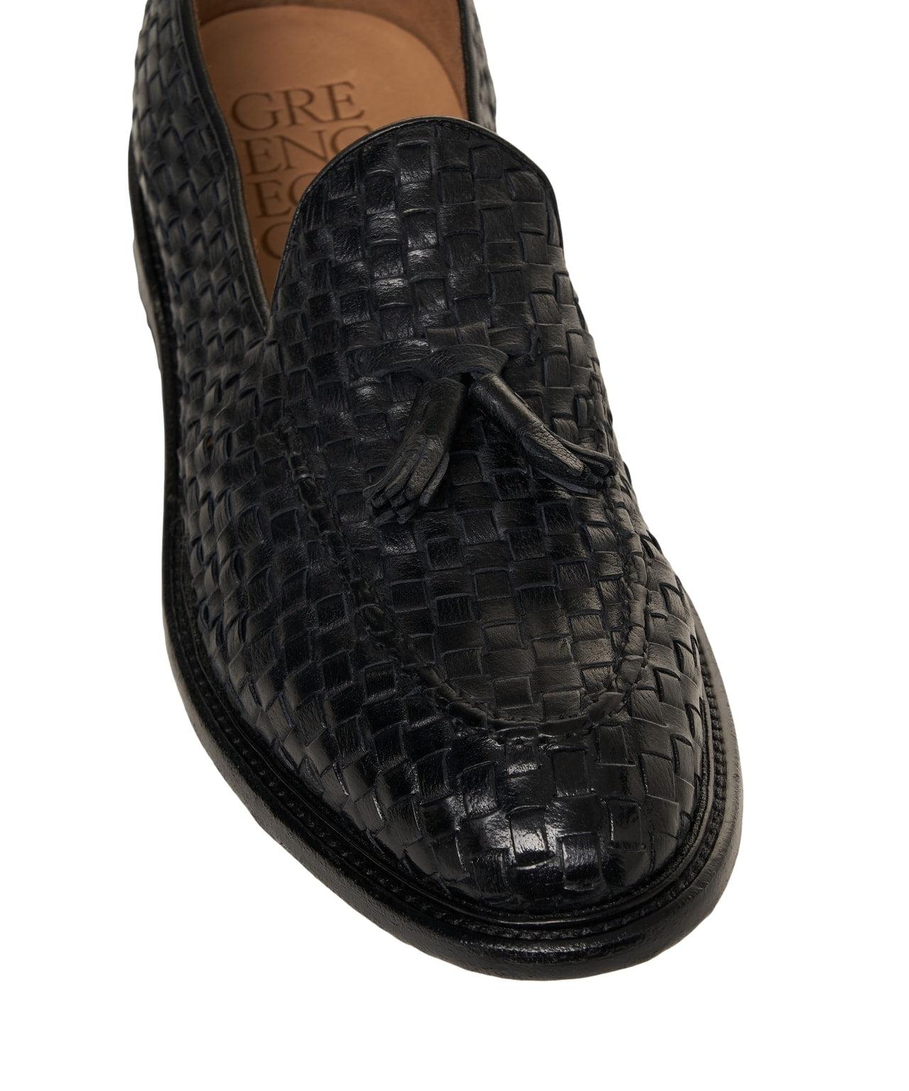 Braided leather loafers Product Image