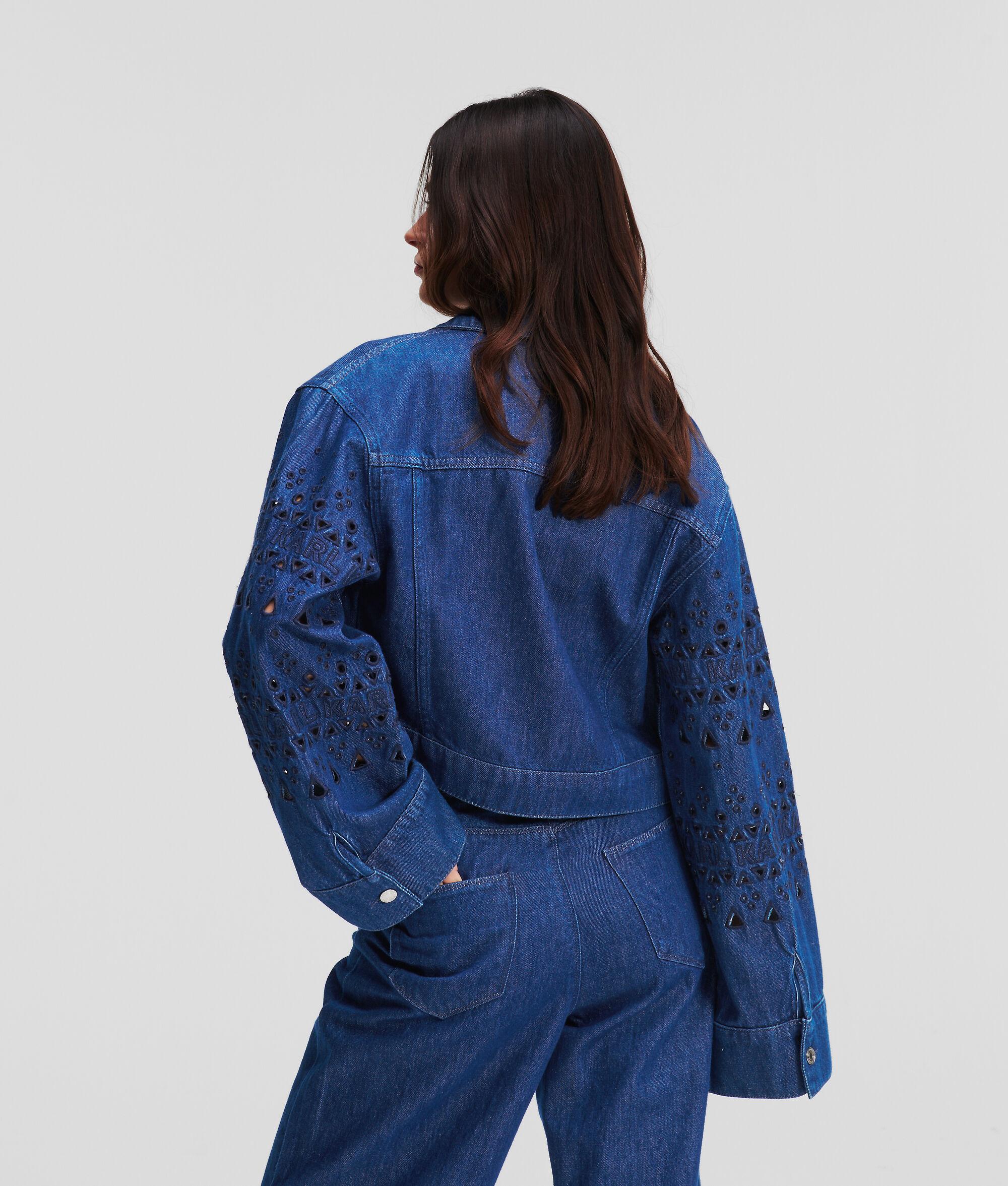 BRODERIE ANGLAISE DENIM JACKET Product Image