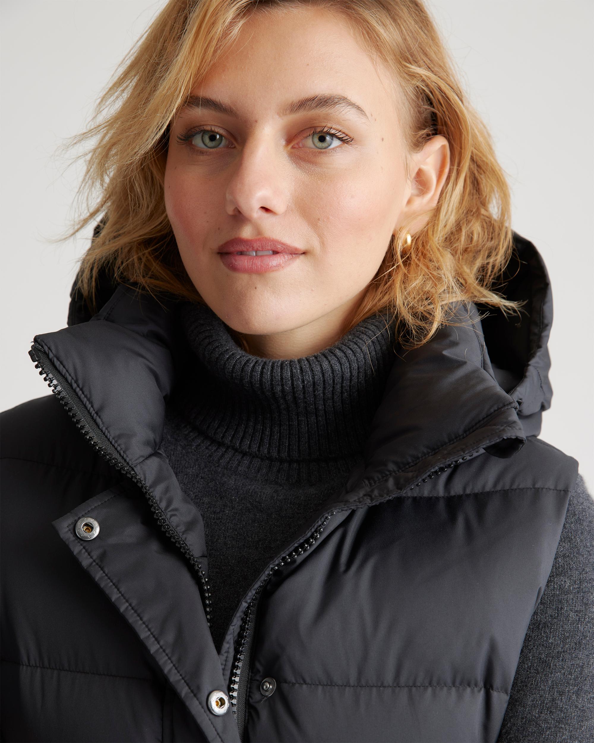 Quince | Women's Responsible Down Puffer Vest Size XS, Recycled Polyester Product Image