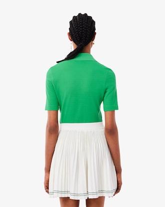 Runway Slim Fit Mini Piqué Polo Product Image