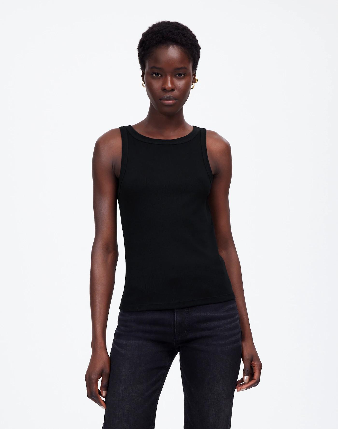 (Re)generative Cotton Essential High-Neck Tank Product Image