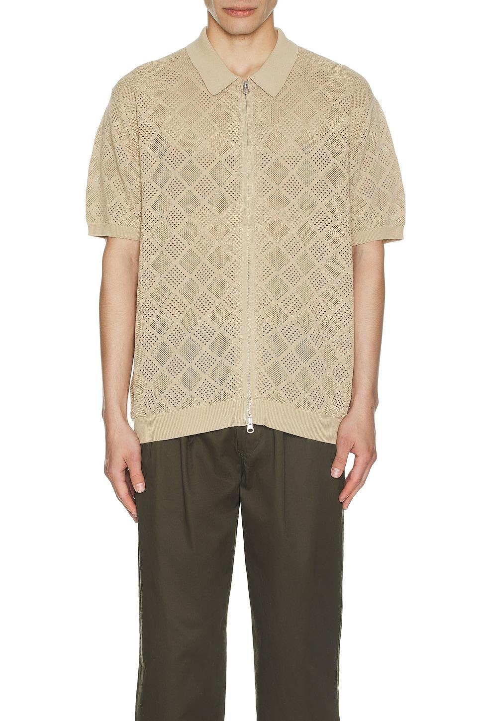 Zip Knit Polo Mesh Product Image