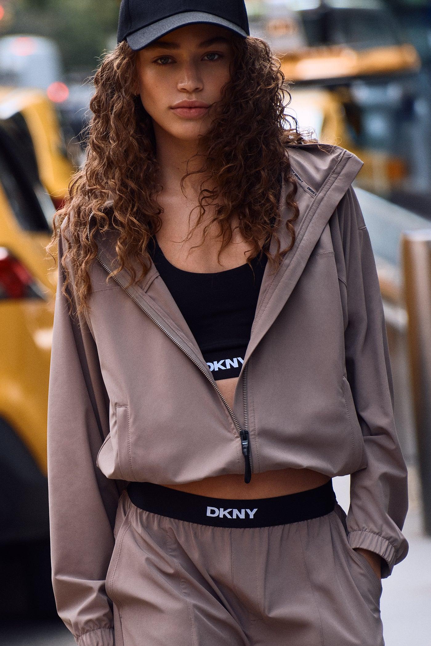 LOGO HOODED SHORT JACKET Product Image
