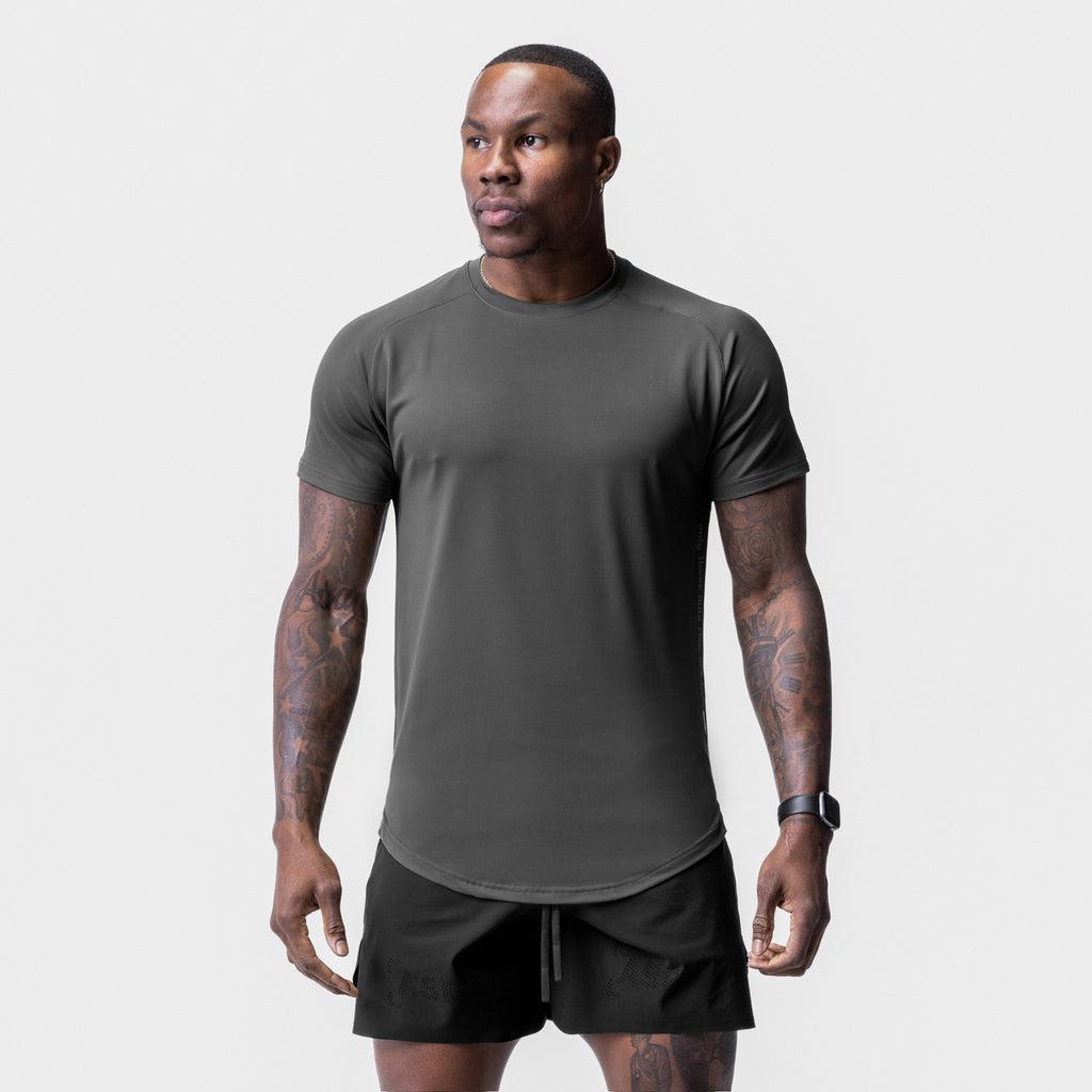 0716. Core Mesh Established Tee - Space Grey Product Image