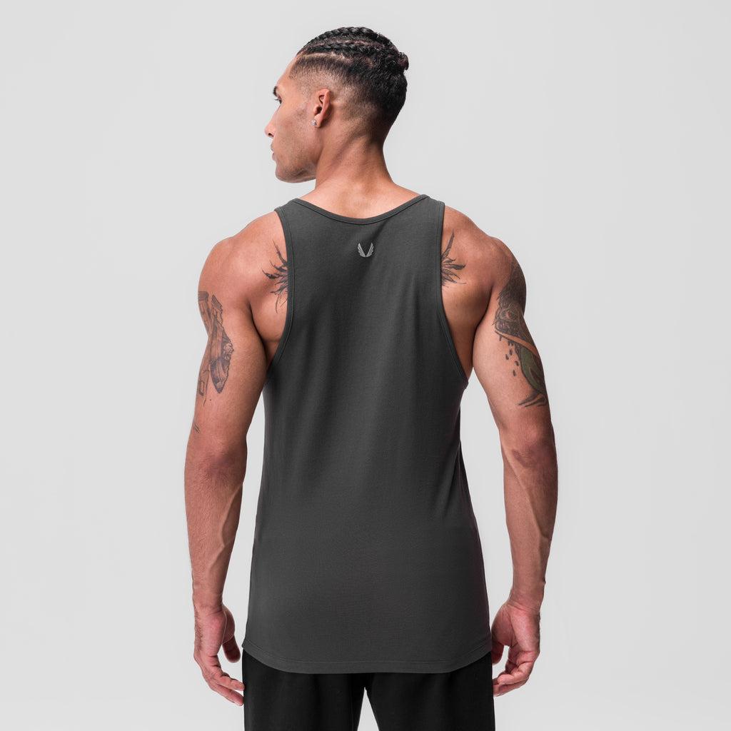 0847. CottonPlus™ Standard Slim Tank - Space Grey Product Image