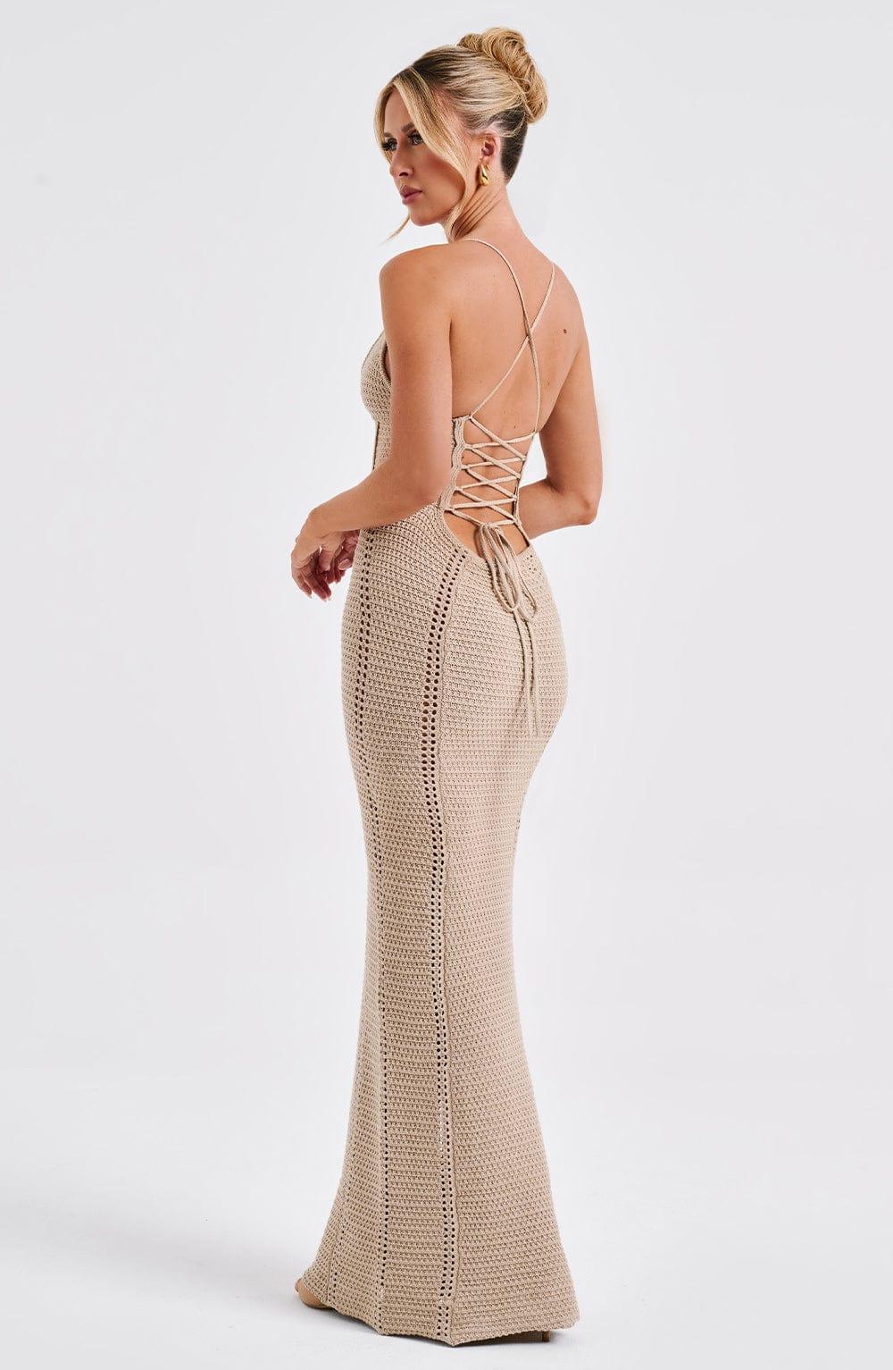 Xanthe Maxi Dress - Beige Product Image