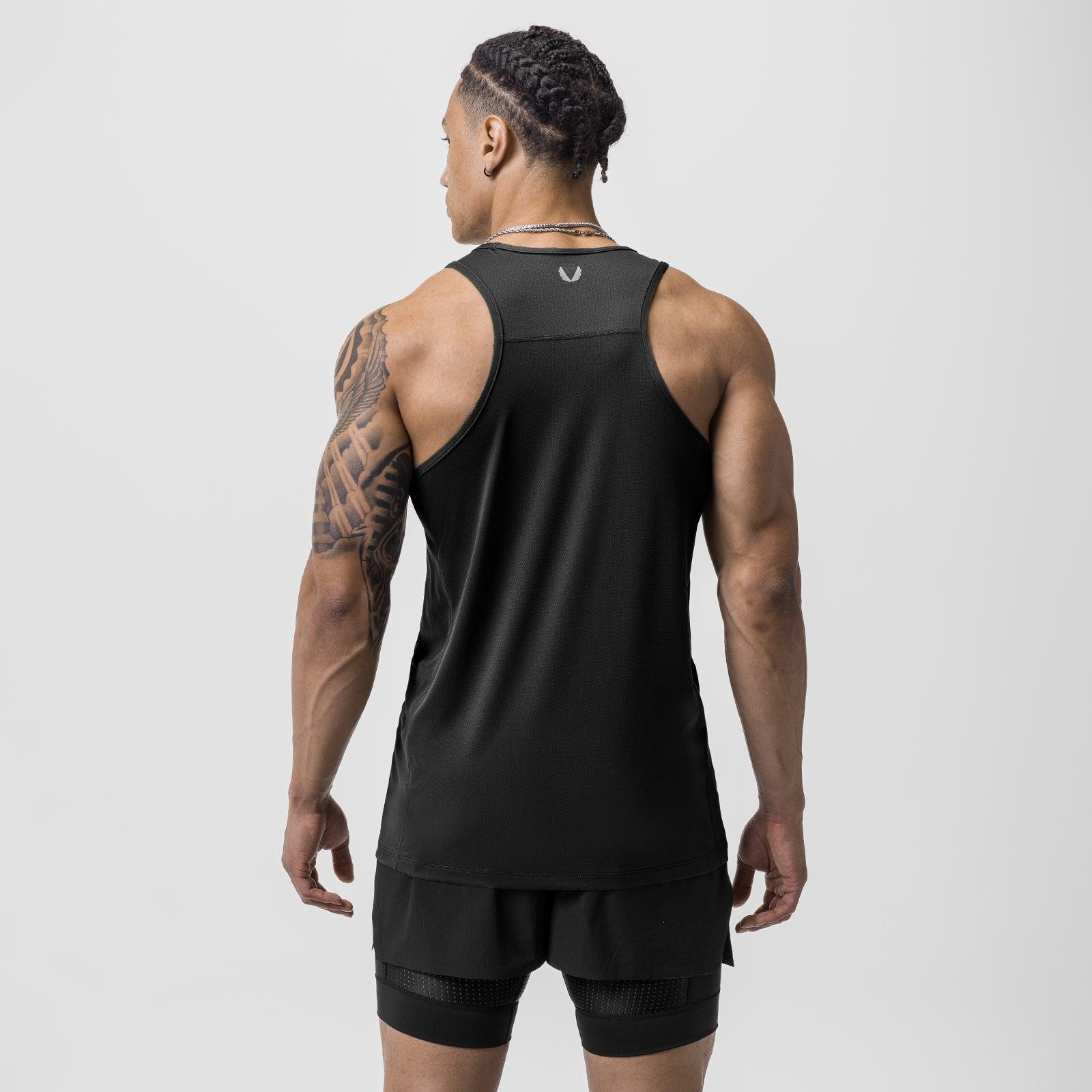 0754. AeroSilver® Training Singlet - Black Product Image