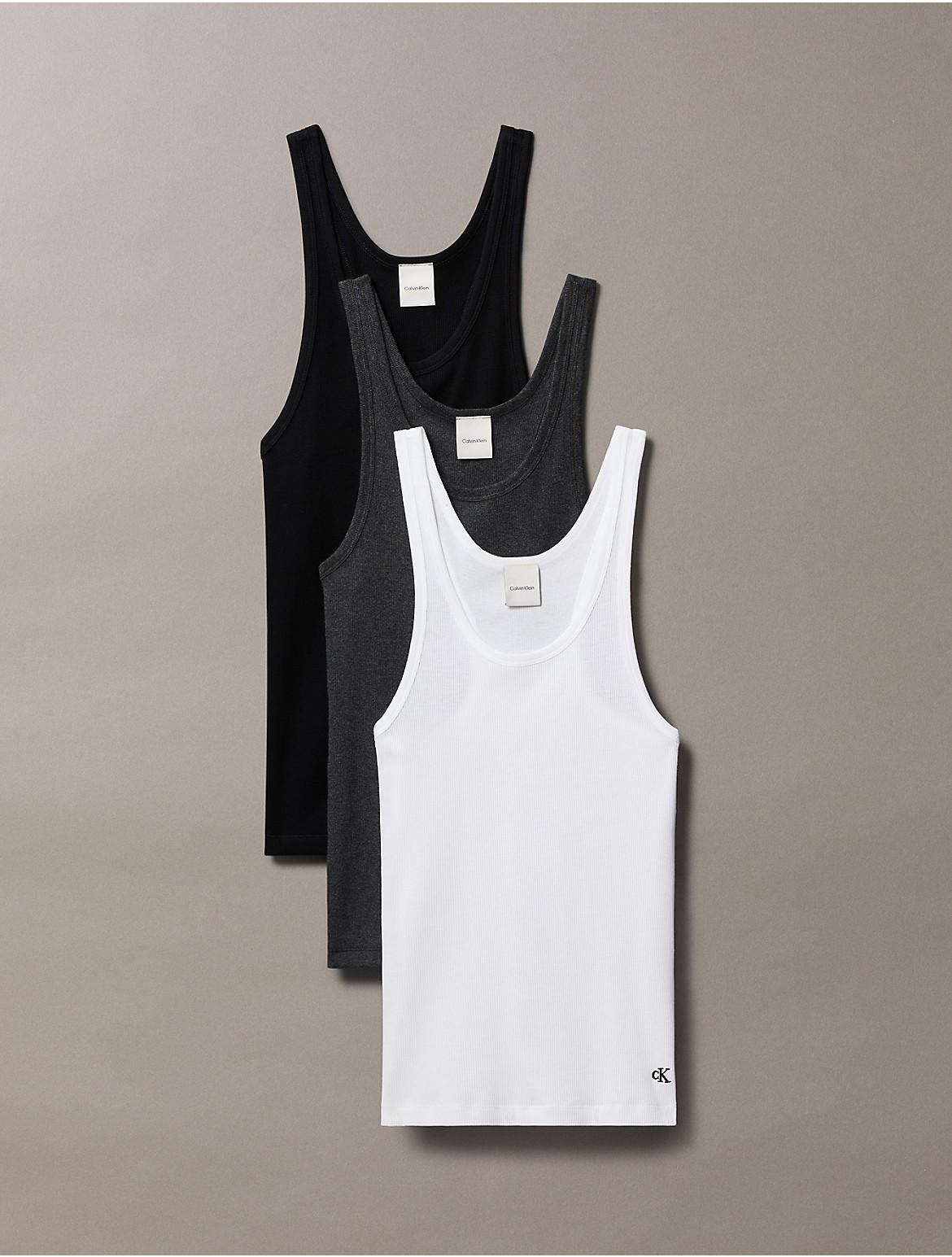 Cotton Ribbed 3-Pack Tank Top Product Image