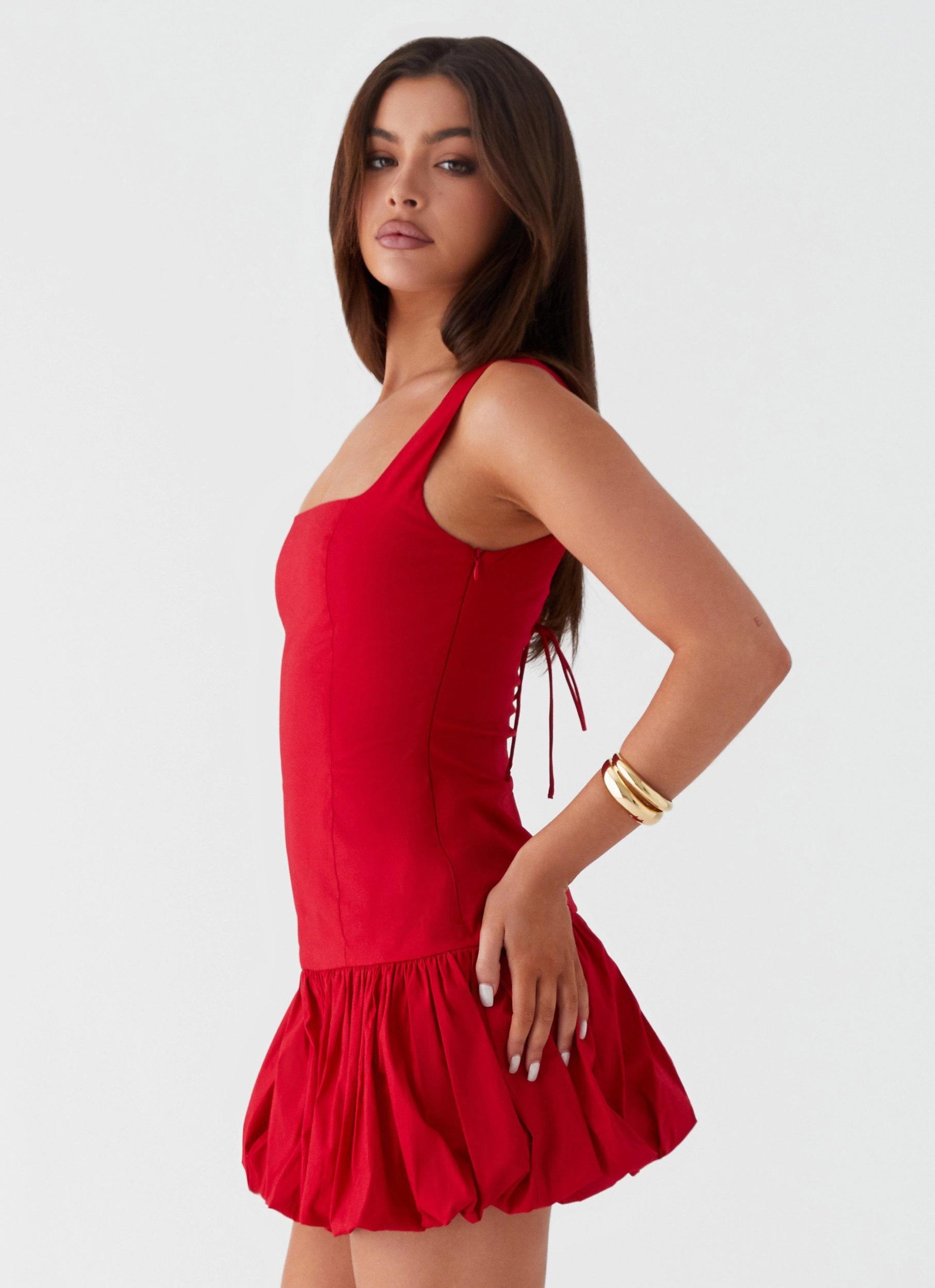 Lexy Mini Dress - Red Product Image