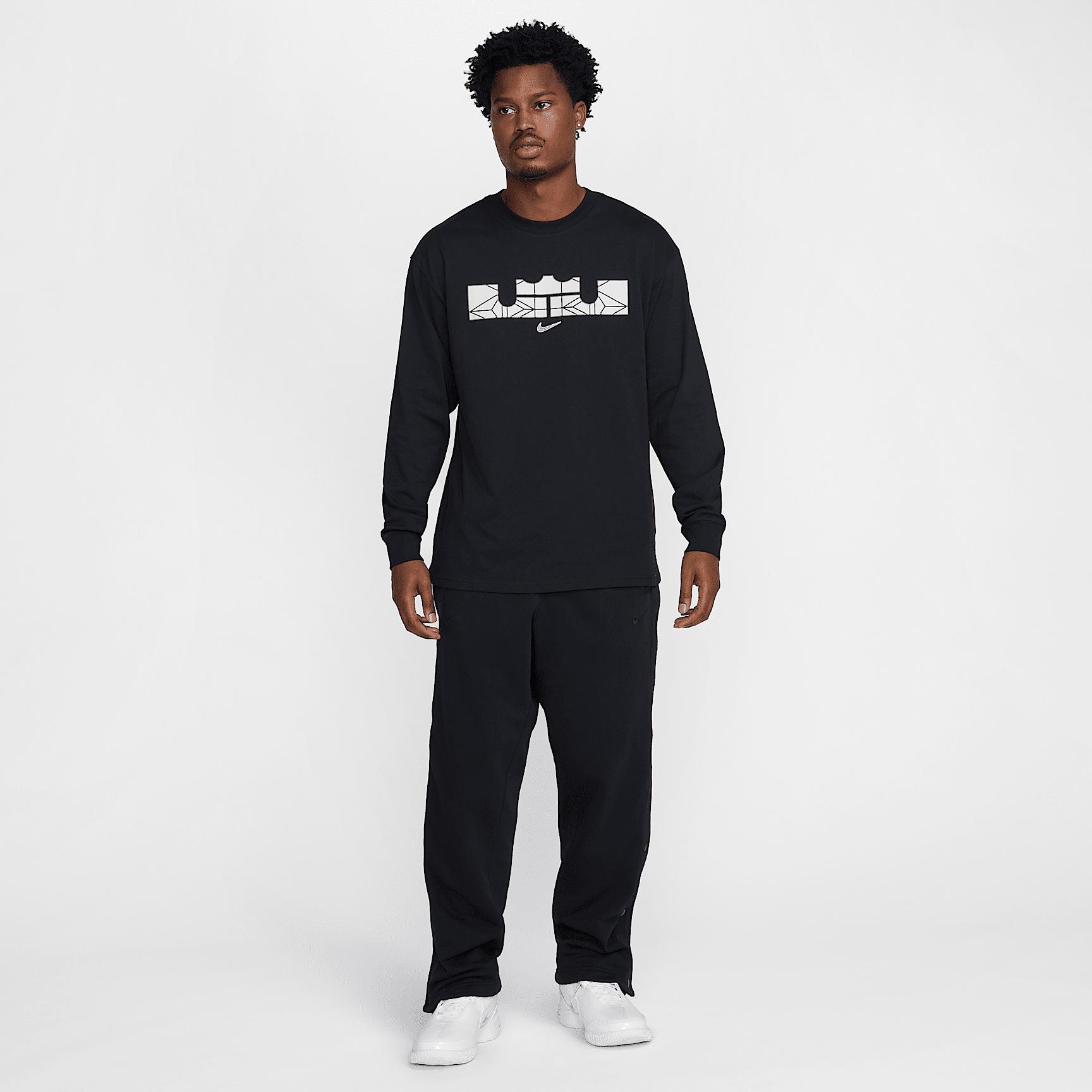 Nike Men's LeBron Max90 Long-Sleeve Basketball T-Shirt Product Image
