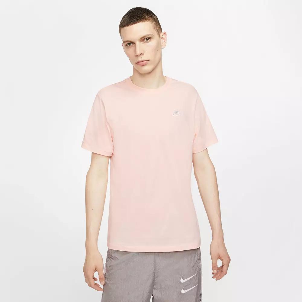 Mens Nike Sportswear Club Tee Washed Pink Product Image