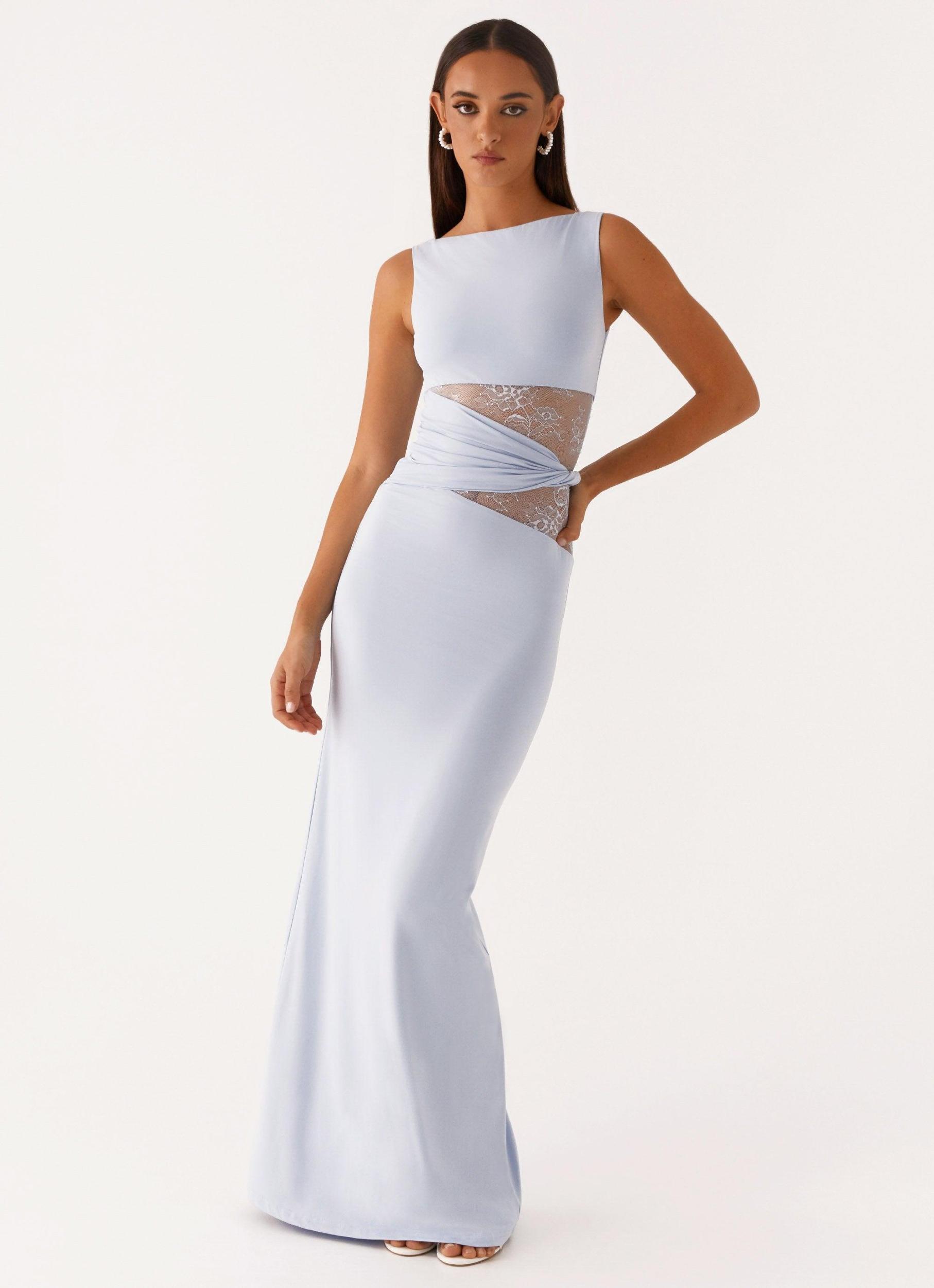 Karma Maxi Dress - Blue Product Image
