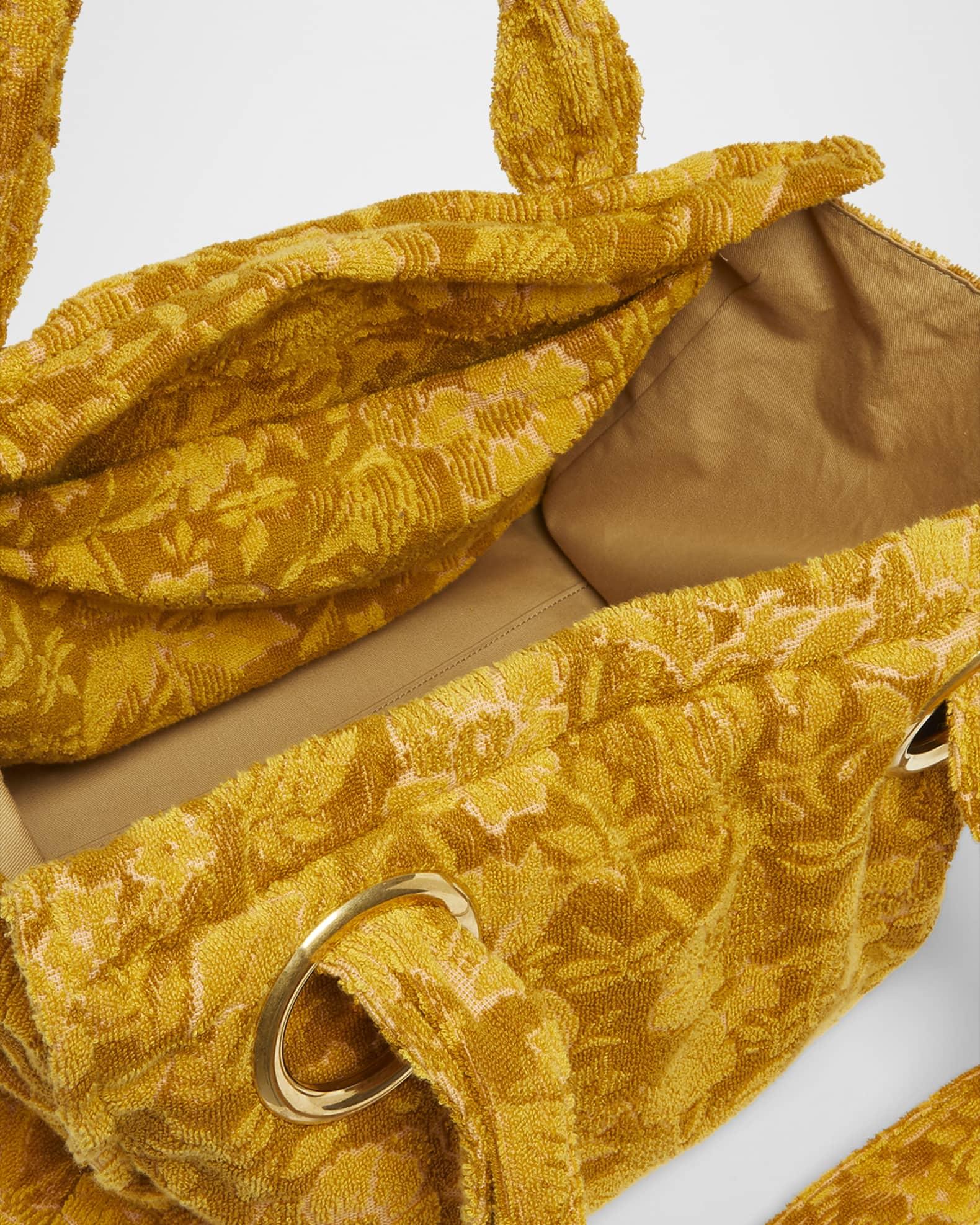 Plage Tote Bag in Jacquard Terry Cloth  Product Image