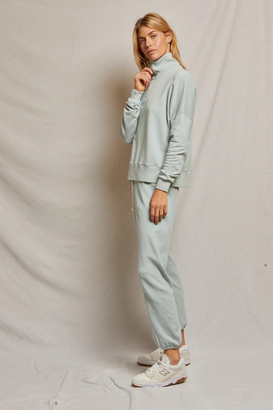 Perfectwhitetee Toni Sweatpant in Fresh Mint Product Image