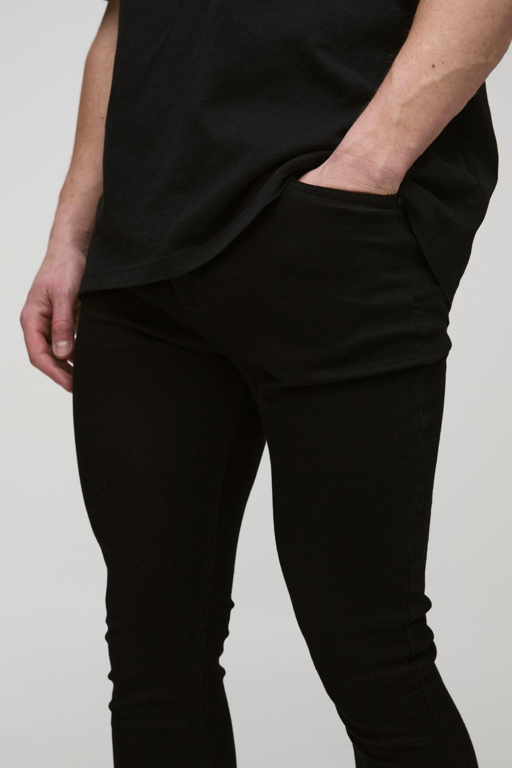 Tall Super Skinny Stretch Jeans | boohooMAN USA Product Image