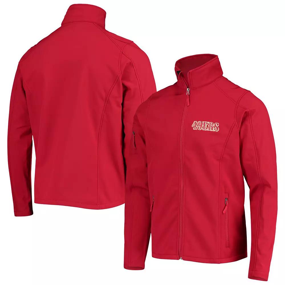 Men's Dunbrooke Scarlet San Francisco 49ers Sonoma Softshell Full-Zip Jacket,  Product Image