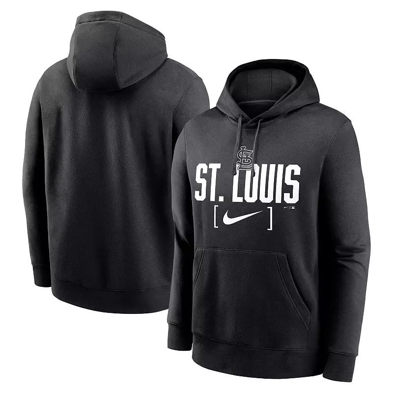 Men's Nike Navy Houston Astros Club Slack Pullover Hoodie, Size: Large, Blue Product Image